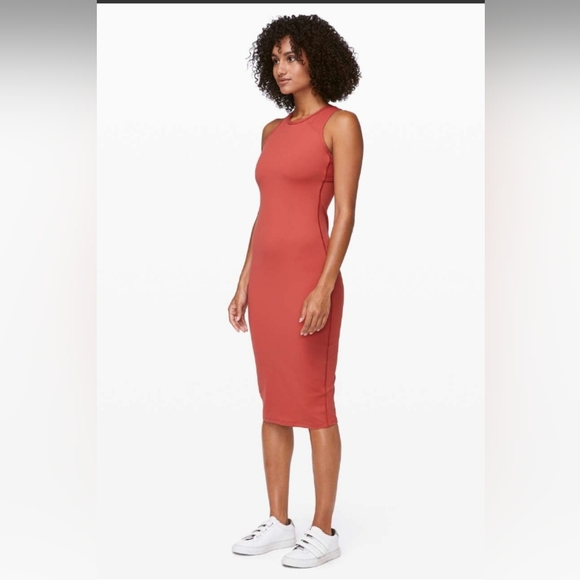 lululemon athletica Dresses & Skirts - NWOT Lululemon Picnic Play Dress - Size 10 - Brick Rose